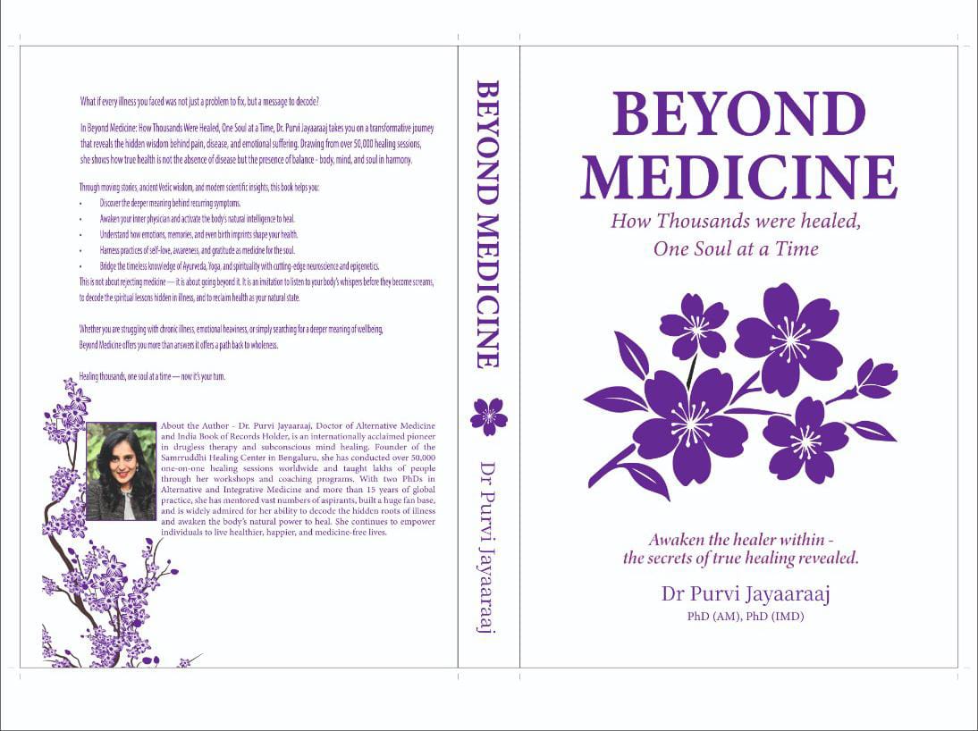 Beyond Medicine by Dr Purvi Jayaaraaj, book cover